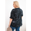 Dámská halenka Plus Size ART8105 (Velikost UNI, Barva Černá)