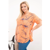 Dámská halenka Plus Size ART8105 (Velikost UNI, Barva Černá)