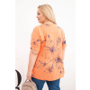 Dámská halenka Plus Size ART8105 (Velikost UNI, Barva Černá)
