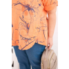 Dámská halenka Plus Size ART8105 (Velikost UNI, Barva Černá)