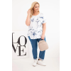 Dámská halenka Plus Size ART8105 (Velikost UNI, Barva Černá)