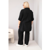 Dámský komplet Plus Size ARTP042 (Velikost UNI, Barva Černá)