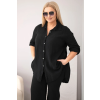 Dámský komplet Plus Size ARTP042 (Velikost UNI, Barva Černá)