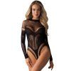 Body Obsessive B135 teddy (Velikost S/M, Barva Černá)