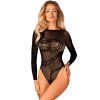 Body Obsessive B137 teddy (Velikost S/M, Barva Černá)