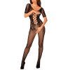 Obsessive Bodystocking F238 (Velikost S/M, Barva Černá)