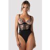 Body Obsessive Vila Blanes teddy (Velikost M/L, Barva Černá)