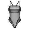 Body Obsessive Lune Bellis teddy (Velikost M/L, Barva Černá)