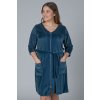Dámský župan Vivisence 5011 (Velikost 2XL, Barva Šedá)