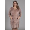 Dámský župan Vivisence 5011 (Velikost 2XL, Barva Šedá)