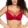 Podprsenka Ava 1030/1 Novato Lux Maxi (Velikost 65J, Barva Červená)