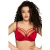 Podprsenka Ava 1030/1 Novato Lux Maxi (Velikost 65J, Barva Červená)
