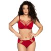 Podprsenka Ava 1030/1 Novato Lux Maxi (Velikost 65J, Barva Červená)