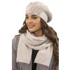 Baret a šála Vivisence 7007Kmpl (Velikost UNI, Barva Šedá)