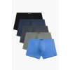 Boxerky Atlantic 5SMH-002  5kusů (Velikost 2XL, Barva Modrá)
