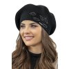 Dámský baret Vivisence 7051 (Velikost UNI, Barva Šedá)
