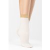 Silonkové ponožky Fiore Biscuitt 60 DEN G1137 (Velikost UNI, Barva Bílá)