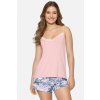 Dámské pyžamo Babella Primavera-K (Velikost M, Barva Růžová)