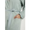 Dámský župan Italian Fashion Karina dl.r. mátový (Velikost M, Barva Zelená)