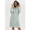 Dámský župan Italian Fashion Karina dl.r. mátový (Velikost M, Barva Zelená)