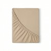 Jersey prostěradlo s lycrou světle béžové (Varianta 180x200cm)