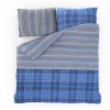 Bavlněné povlečení DELUX CAMPUS modré (Varianta 1+1, 140x200, 70x90cm)