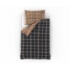bavlnene povleceni nordic collection 140x200 70x90cm karo tmave hnede 931071 1 wm0