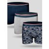 Boxerky JOHN FRANK JF3BM06 3 PACK (Velikost M, Barva Vícebarevná)