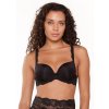Dámská push up podprsenka LingaDore 1400-3 (Velikost 65B, Barva Černá)