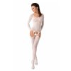 Passion BS055 white - Bodystocking