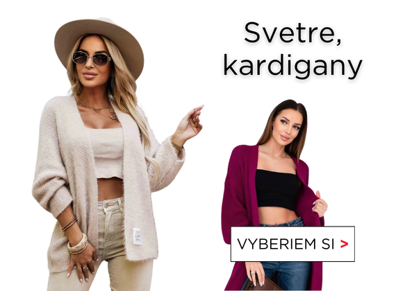 Svetre a kardigany