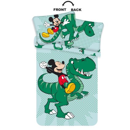 Obliečky do postieľky Mickey Dino baby