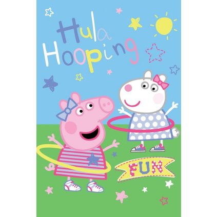 Detská fleecová deka Peppa Pig 031