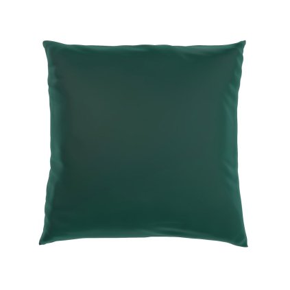 Obliečka na vankúš saténová LUXURY COLLECTION tmavo zelená