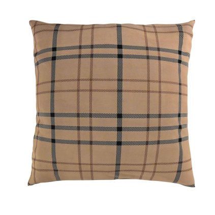 Obliečka na vankúš bavlna NORDIC COLLECTION KÁRO béžová