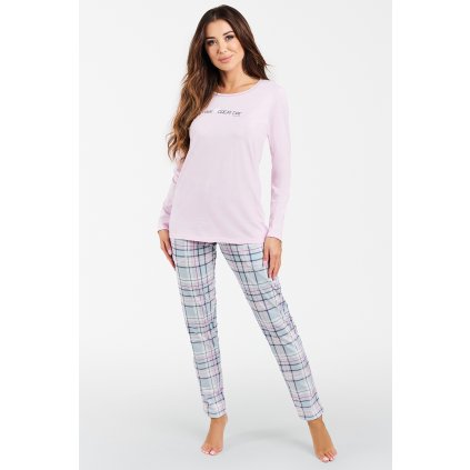 68869 2 damske pyzamo italian fashion glamour dl r dl sp velikost 2xl barva ruzova