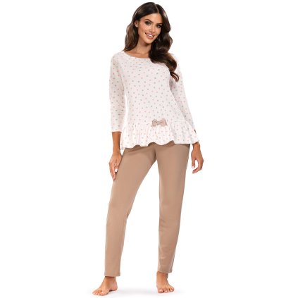 69316 6 damske pyzamo vivisence 2033 velikost 40 barva smetanova