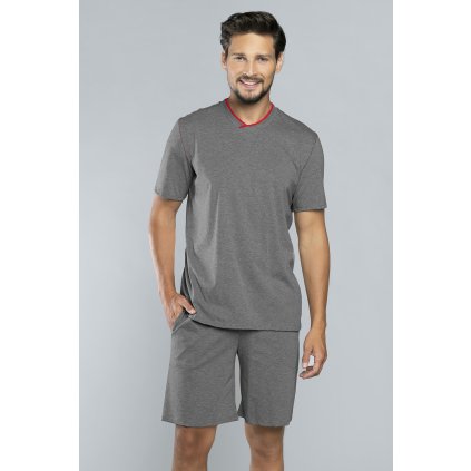 96934 panske pyzamo italian fashion brend kr r 1 2 sp velikost m barva seda