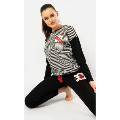 Dámske pyžamo dlhé Kiss me