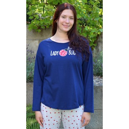 140126 6 damske pyzamo dlouhe beruska