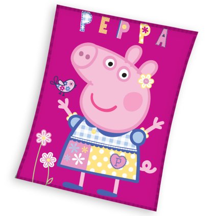 Detská deka Prasiatko Peppa Modelka