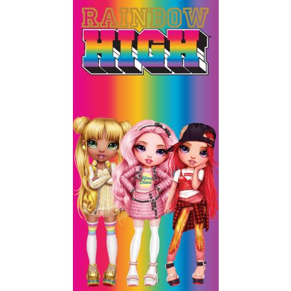 Detská osuška Bábiky Rainbow High Dúhová Móda
