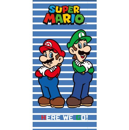 Detská osuška Super Mario a Luigi