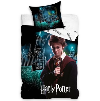 Detské obliečky Harry Potter Čarovné Rokfort