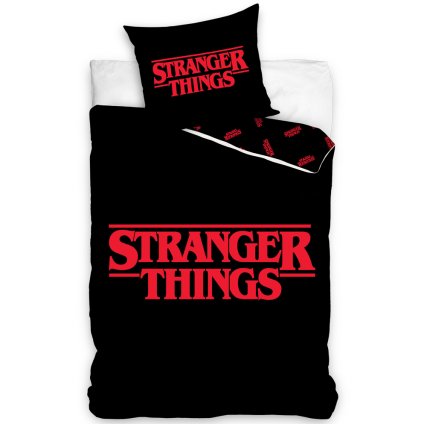Detské obliečky Stranger Things Black