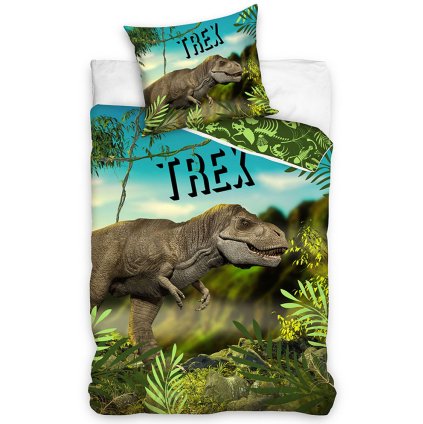 Detské obliečky T-Rex v pralese