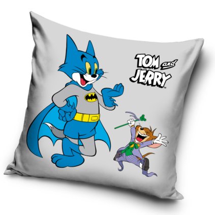 Detský vankúšik Tom a Jerry ako Batman a Joker