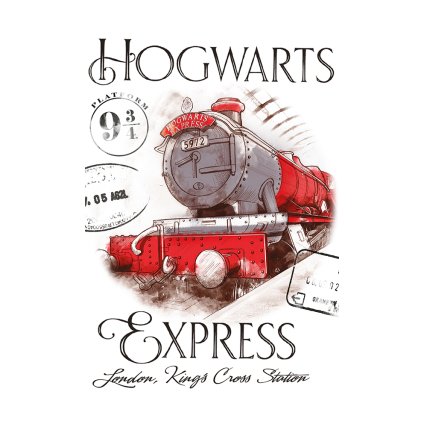 Detský uterák Harry Potter Rokfortský Express 30x50 cm