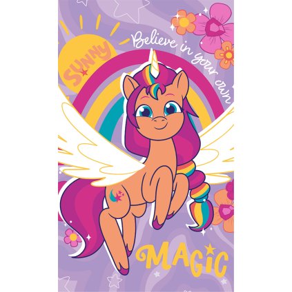 201848 42632 detsky rucnik my little pony kouzelna sunny 30x50