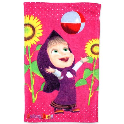 Detský uterák Máša a Medveď 30x50 cm 2. akosť